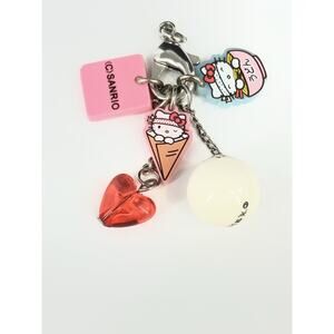 Hello Kitty Keychain Charms Ramen Lucky Cat